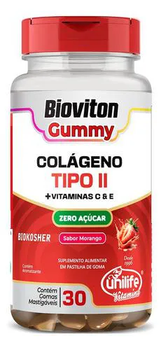 Colágeno Tipo Ii 30 Gomas Unilife