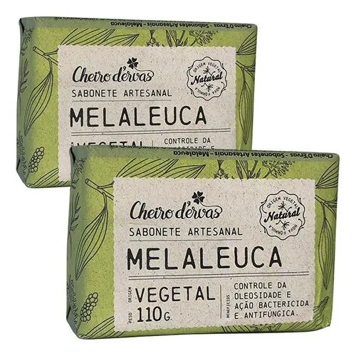 Sabonete De Melaleuca 2 X 110g Cheiro De Ervas