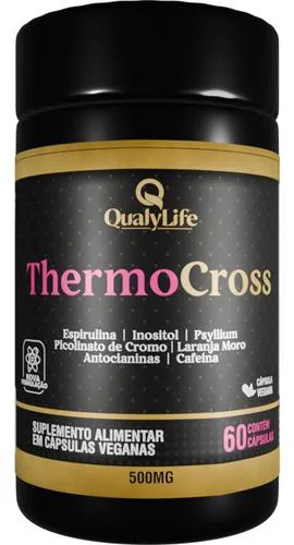 Psyllium E Inositol Thermo Cross 60 Cápsulas Qualylife