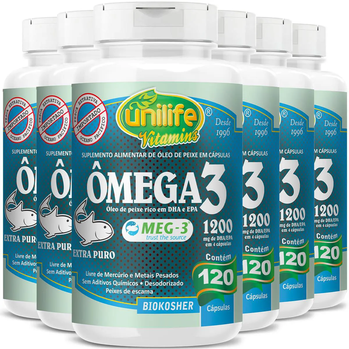 Ômega 3 6 X 120 Cápsulas Unilife