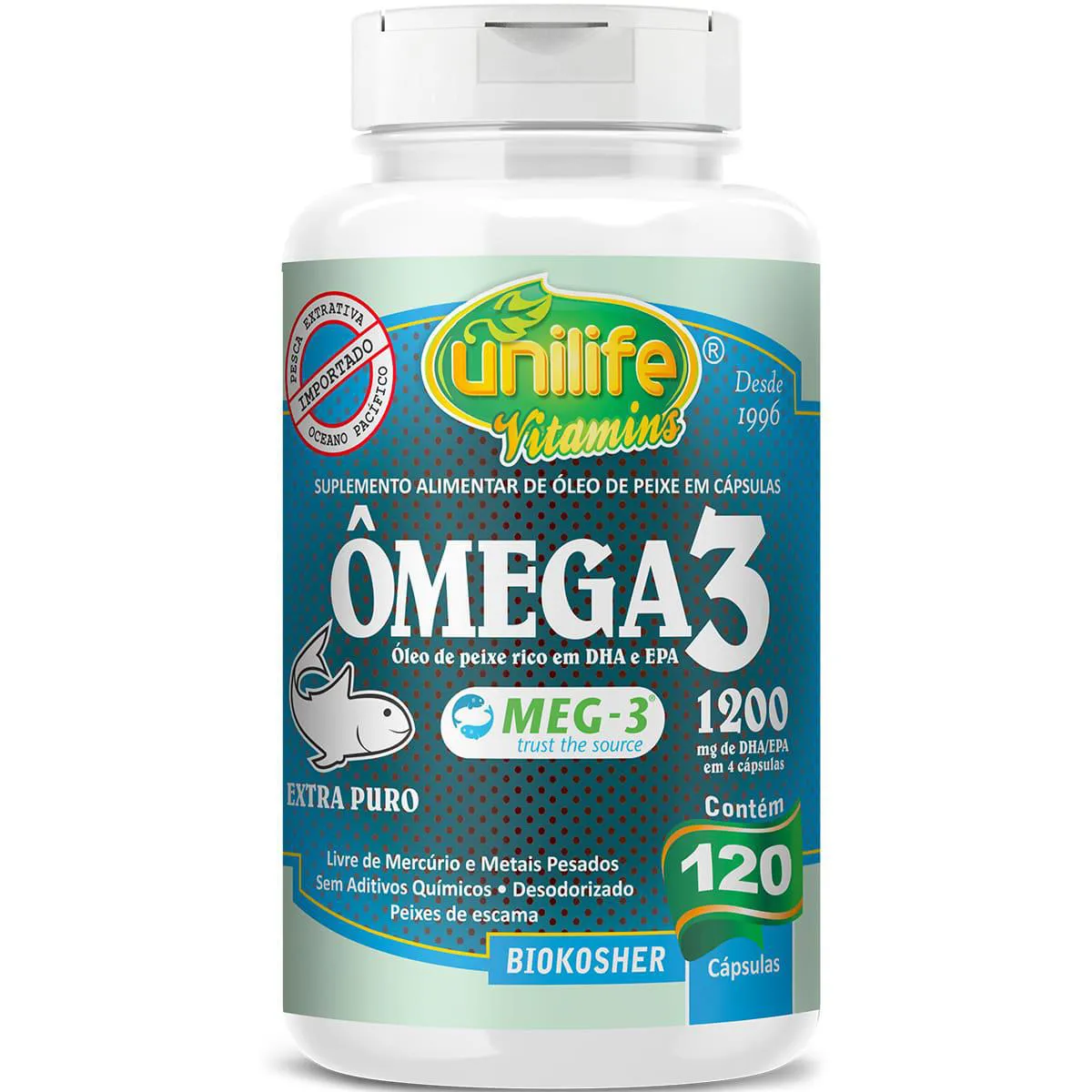 Ômega 3 120 Cápsulas Unilife