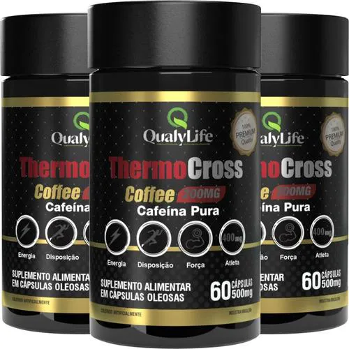 Thermo Cross Coffee 3 X 60 Cápsulas Qualylife
