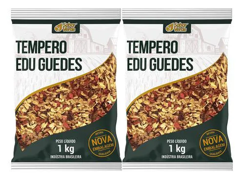 Especiarias Do Edu Guedes 2 X 1kg Sabor Verde