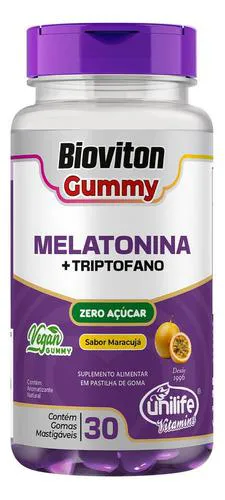 Melatonina 30 Gomas Unilife