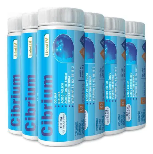 Acido Folico Cibrium 6 X 60 Capsulas Linho Lev