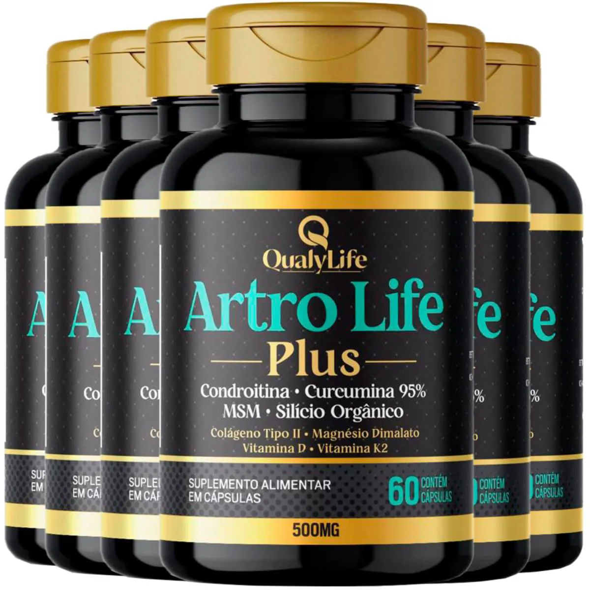 Colágeno Tipo 2 Artro Life Plus 6 X 60 Cápsulas Qualylife