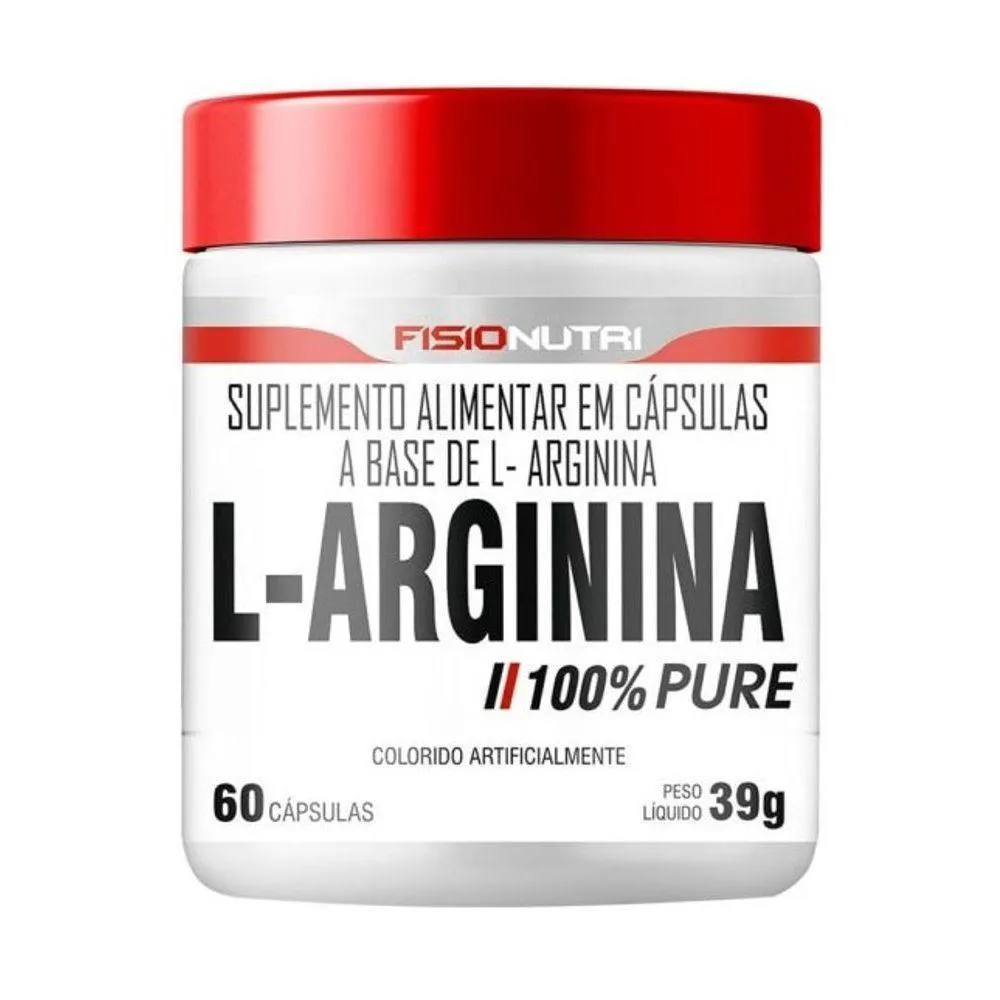 L-ARGININA 60 CáPSULAS FORçA E ENERGIA