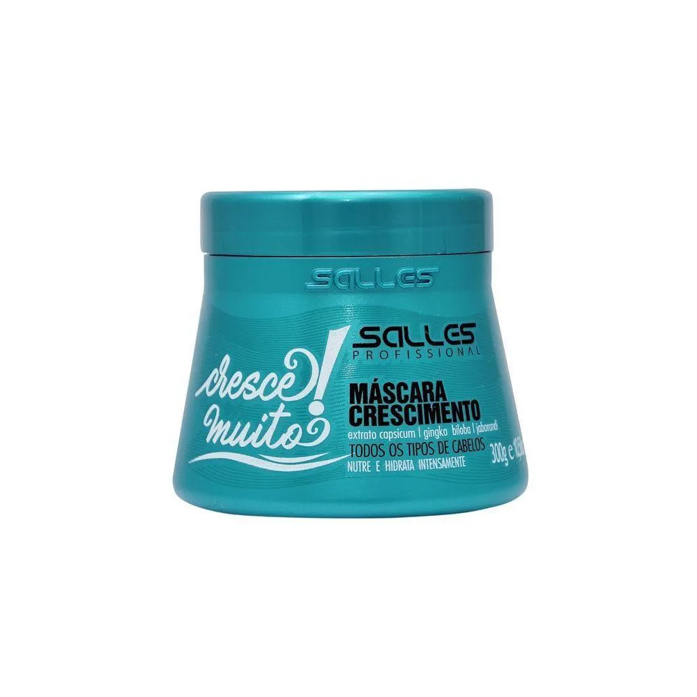MáSCARA CRESCIMENTO CRESCE MUITO SALLES PROFISSIONAL 300G