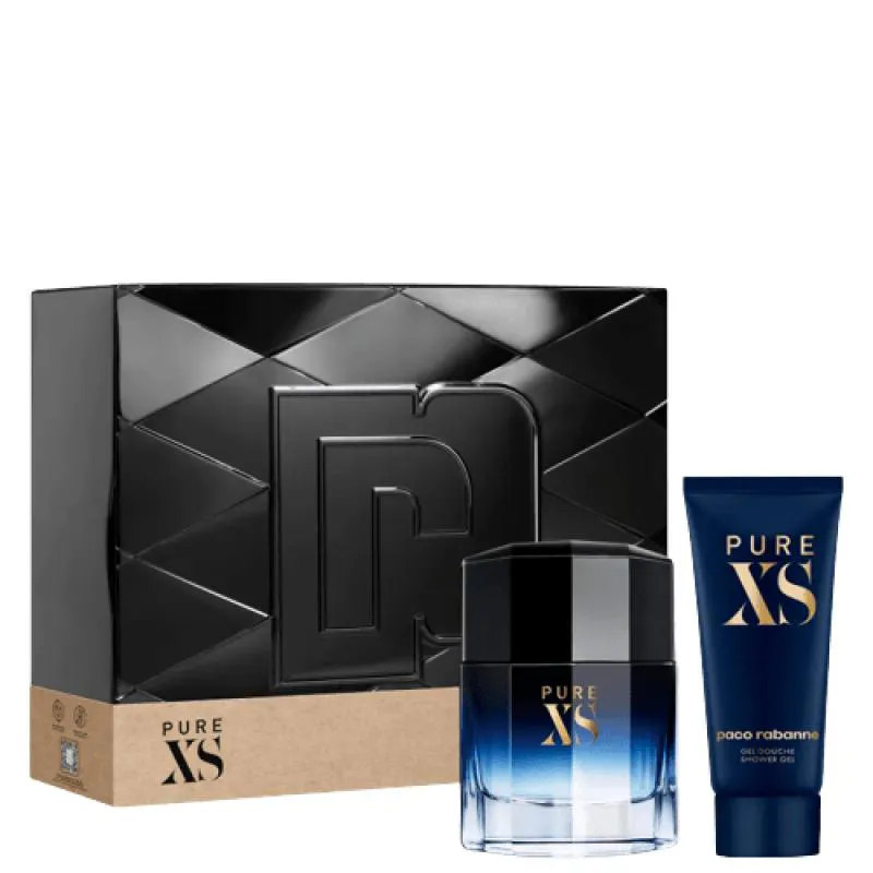 PACO RABANNE KIT PURE XS MASCULINO EAU DE TOILETTE 100ML + GEL DE BANHO 10ML 800ml