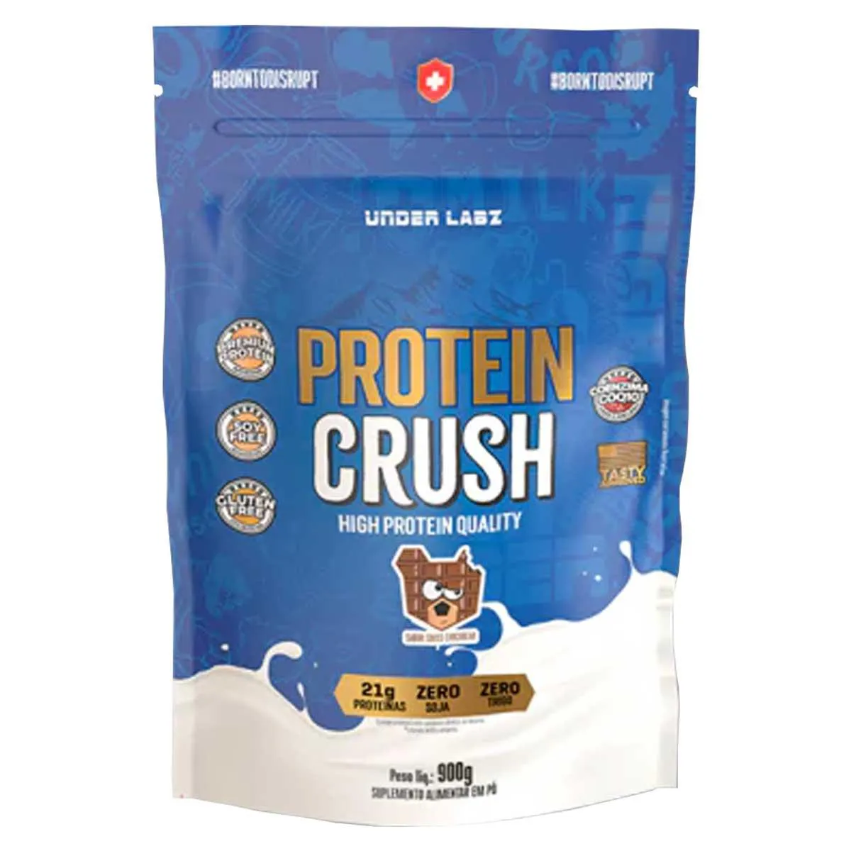 PROTEIN CRUSH WHEY PROTEIN CONCENTRADO REFIL 900G CHOCOBEAR