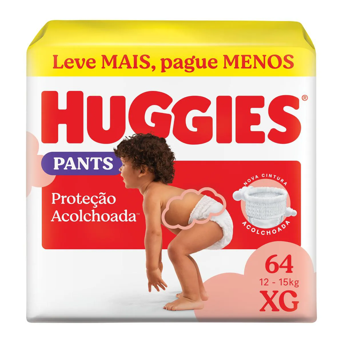 Fralda Calça Huggies Supreme Care Roupinha Disney Baby XG 64 unidades