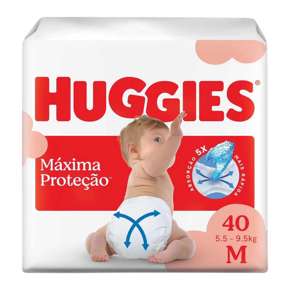 Fralda Huggies Supreme Care Disney Baby M 40 unidades