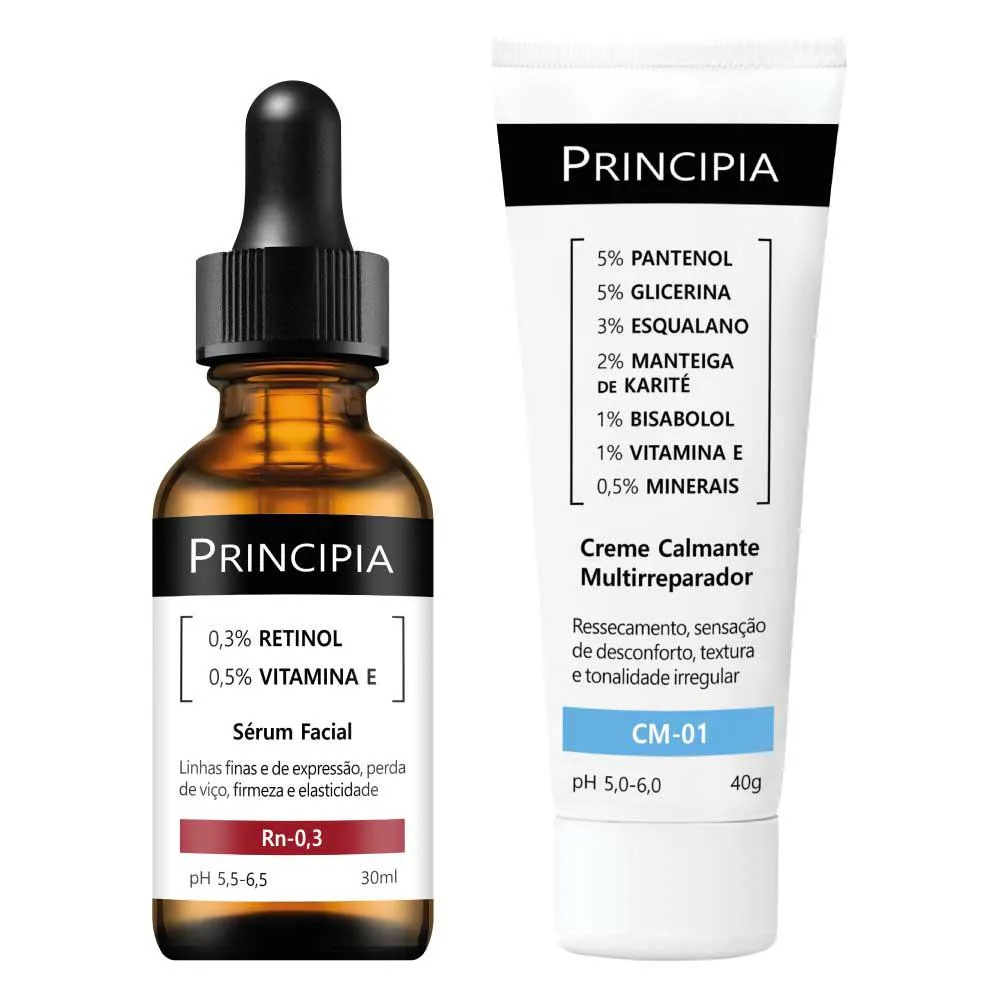 PRINCIPIA KIT RENOVAçãO DA PELE BáSICO RN-0,3 + CM-01