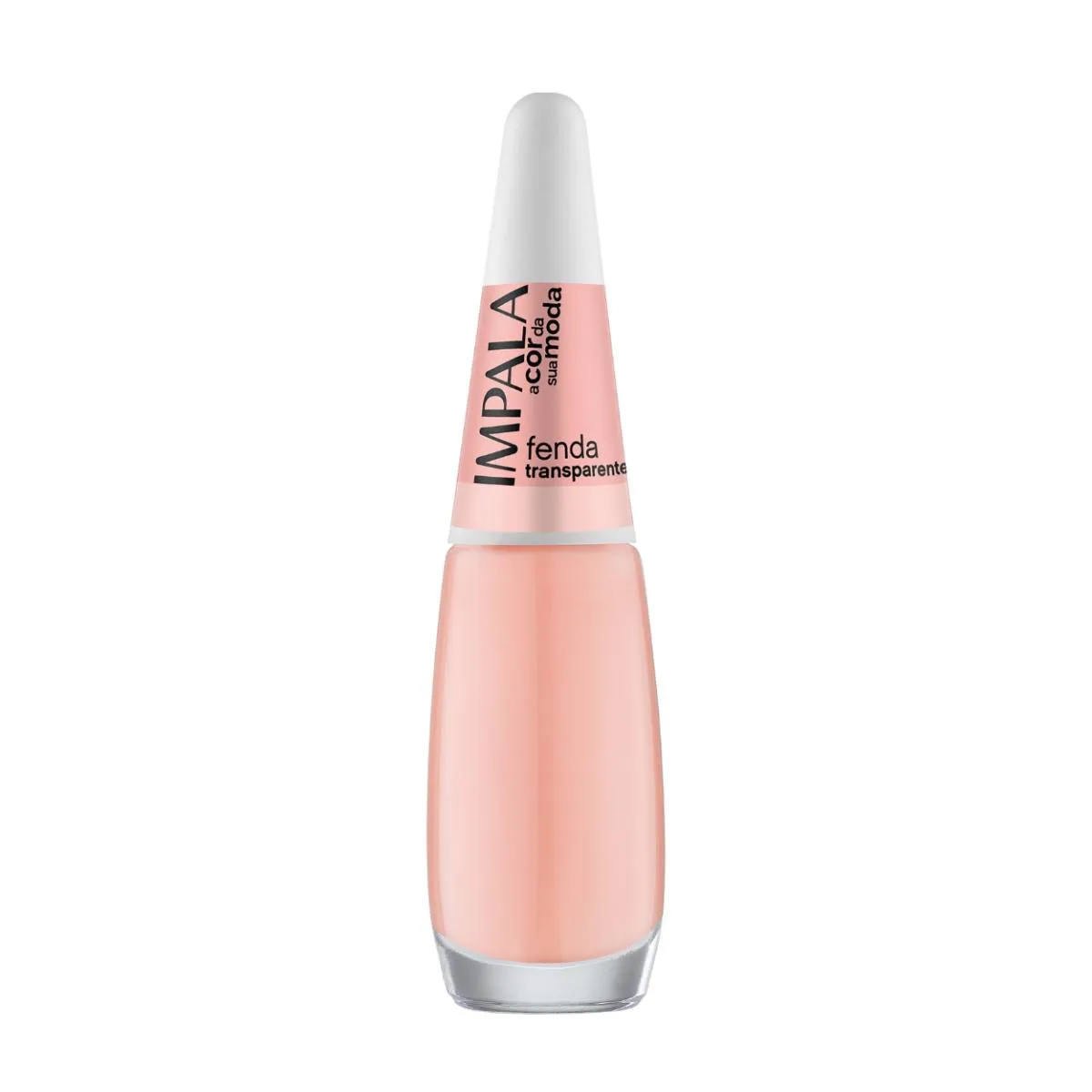 ESMALTE IMPALA COLEçãO A COR DA MODA FENDA TRANSPARENTE UNHA