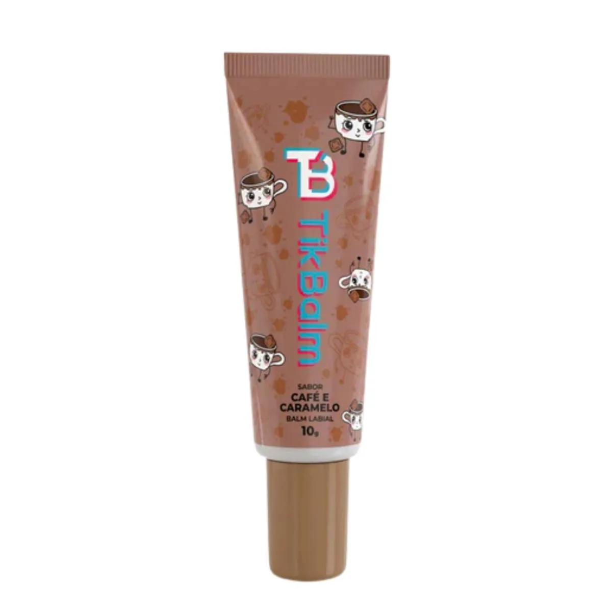 HIDRATANTE LABIAL CAFé CARAMELO BRILHO NUTRIçãO TIKBALM 10G