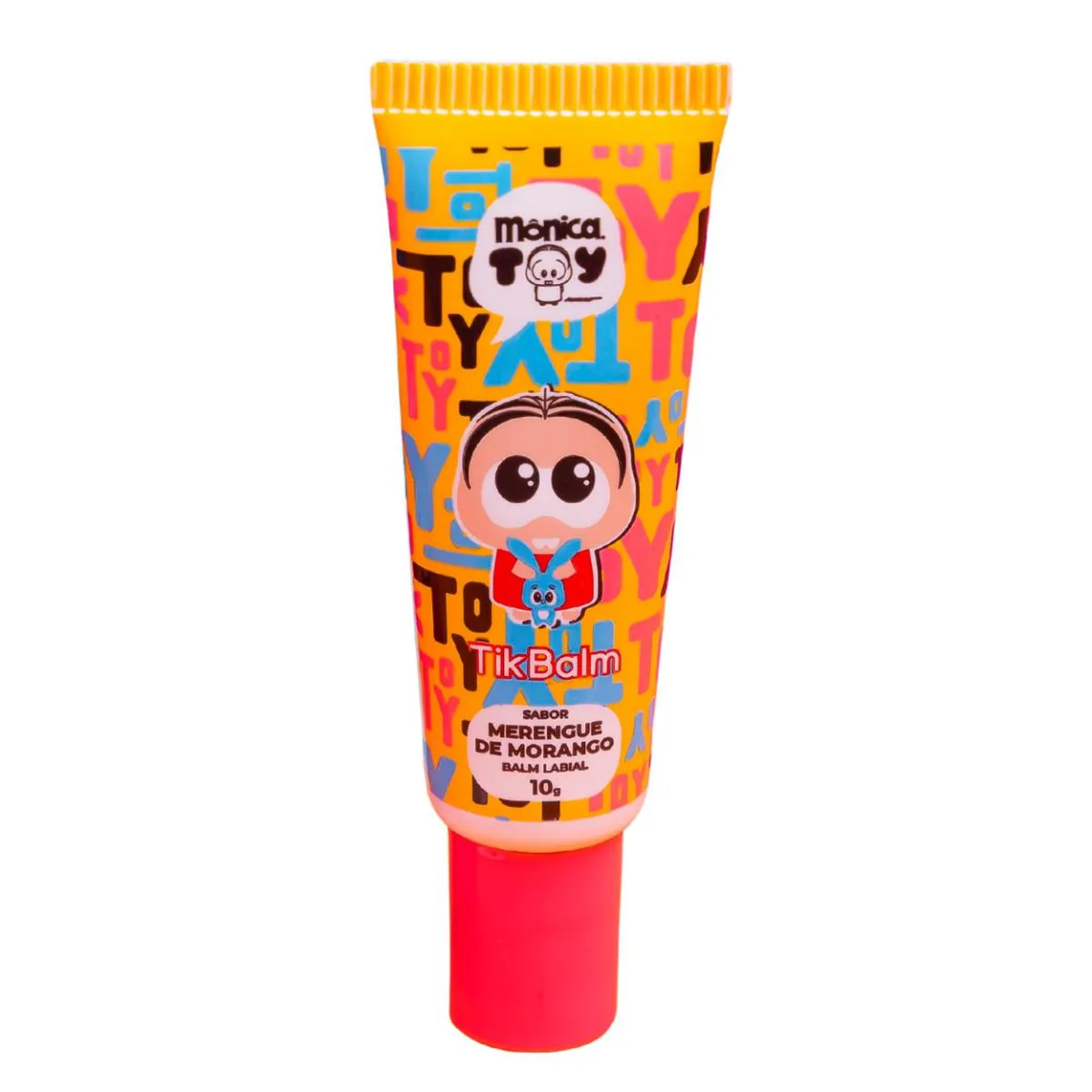 HIDRATANTE LABIAL MôNICA TOY MERENGUE MORANGO TIKBALM 10G