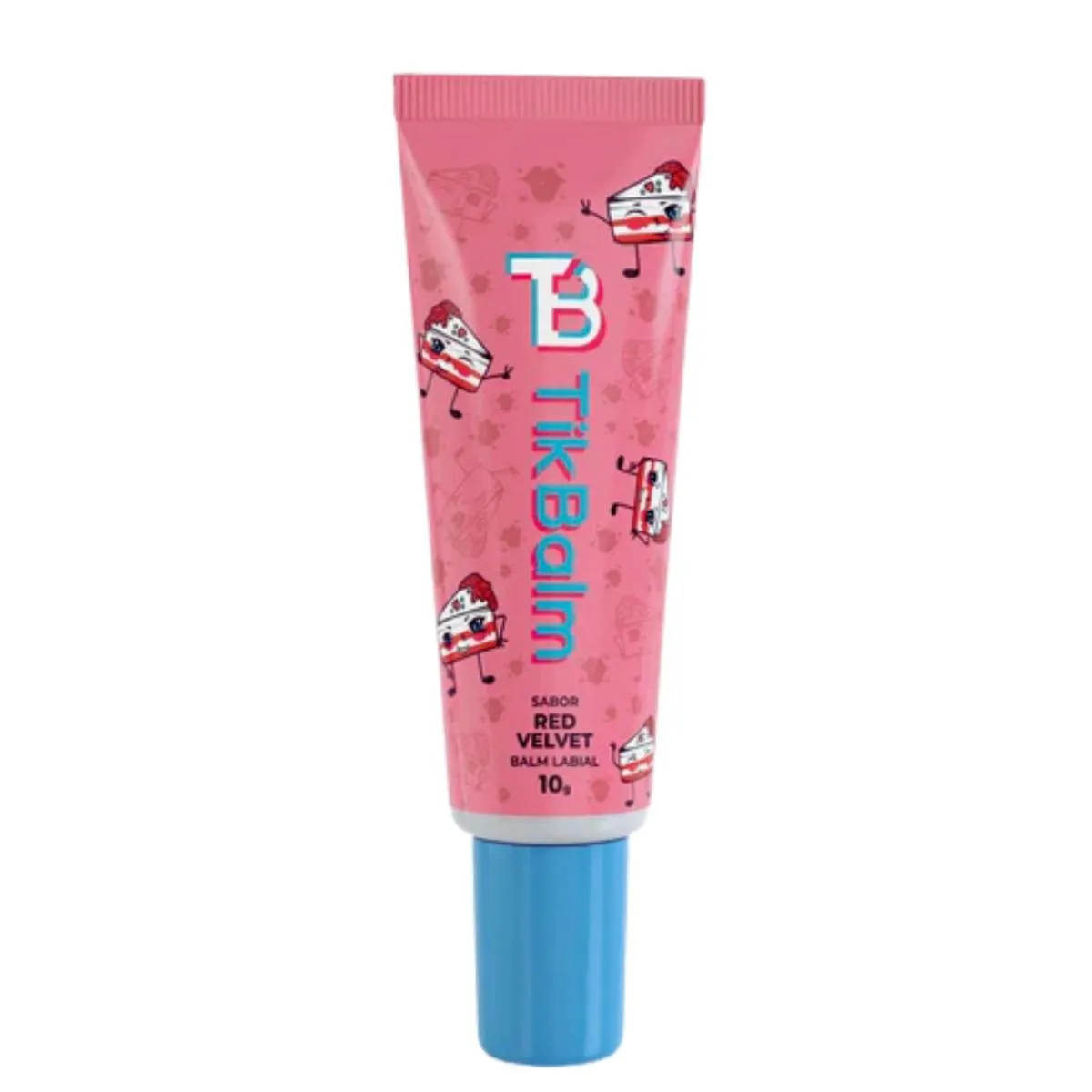 HIDRATANTE LABIAL RED VELVET VERMELHO BRILHO TIKBALM 10G