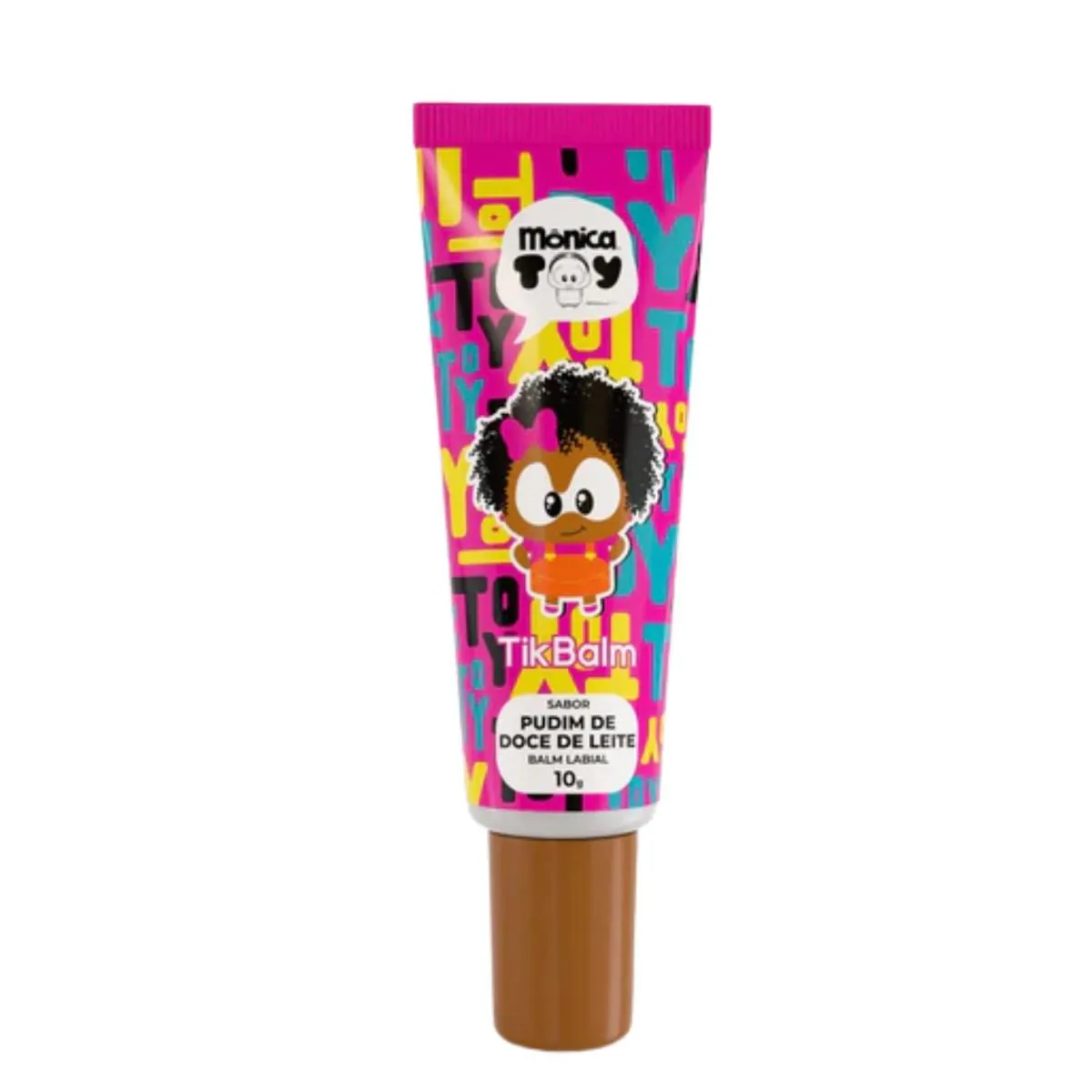 HIDRATANTE LABIAL MôNICA TOY PUDIM DOCE DE LEITE TIKBALM 10G