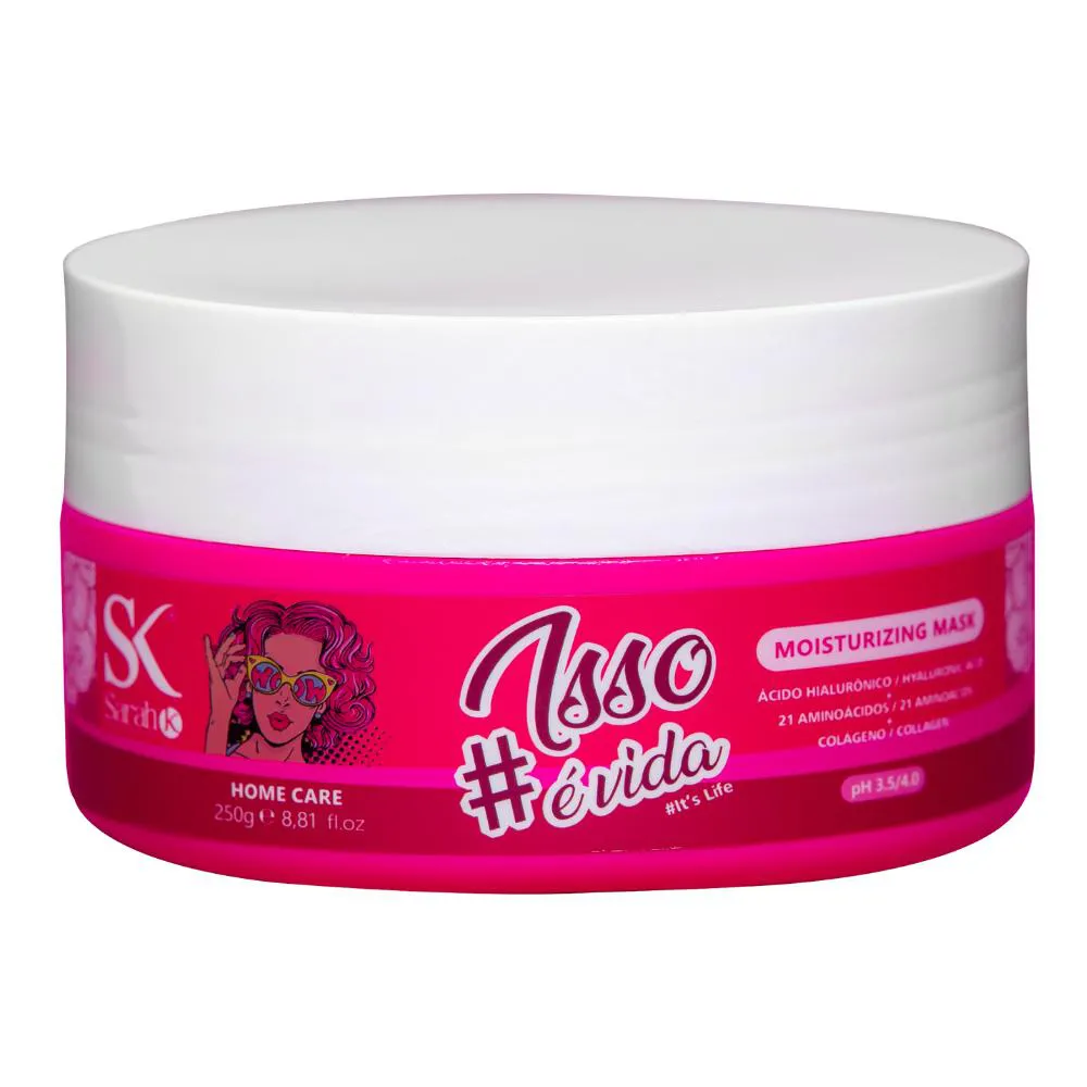 MáSCARA DE HIDRATAçãO CREME RECONSTRUçãO BRILHO SARAH K 250G