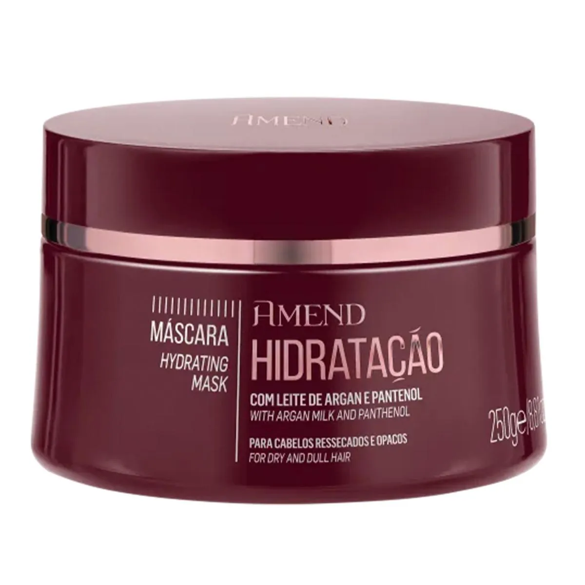 AMEND MáSCARA CAPILAR HIDRATAçãO 250G