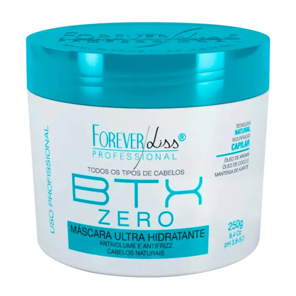 FOREVER LISS BTX ZERO MáSCARA ULTRA HIDRATANTE 250G