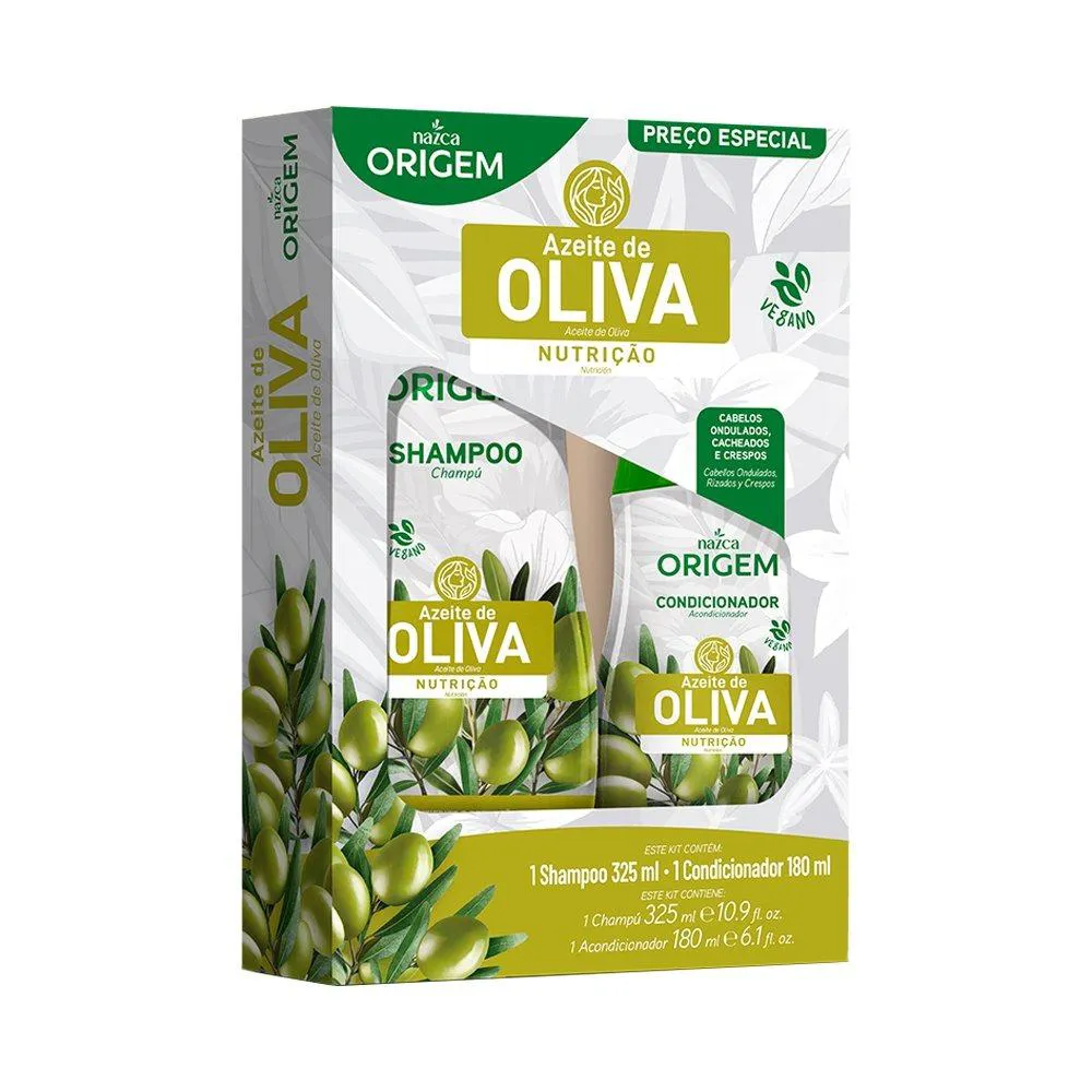 SHAMPOO 325ML + CONDICIONADOR ORIGEM AZEITE OLIVA 180ML
