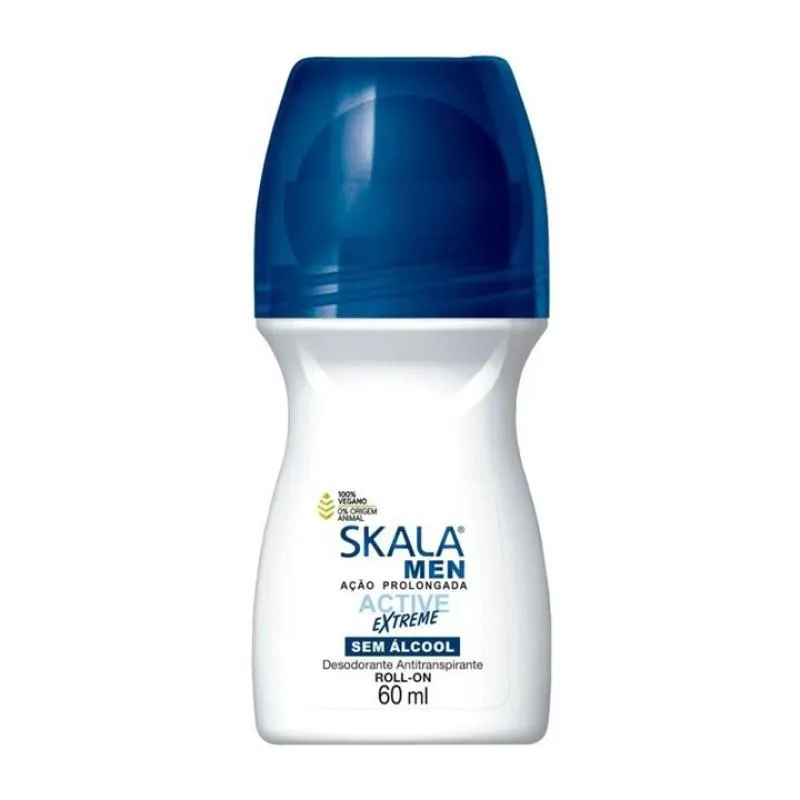 KIT C/2 UNIDADES DE DESODORANTE ROLLON SKALA 60ML FOR MEN ACTIVE EXTREME