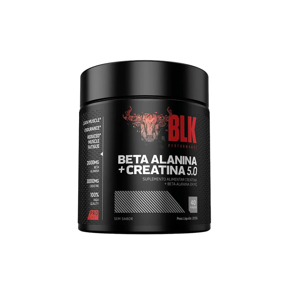 BETA ALANINA + CREATINA 5.0 - 200G - BLK PERFORMANCE SEM Sabor