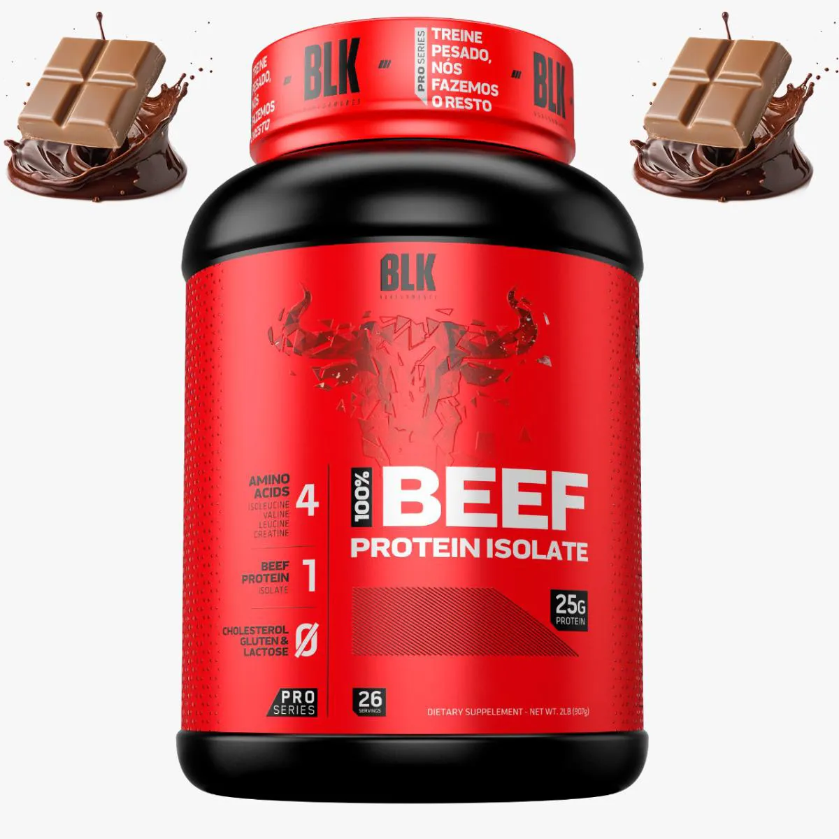 100% BEEF PROTEIN ISOLATE 900G - BLK PERFORMANCE ORIGINAL - SABOR CHOCOLATE 900 G