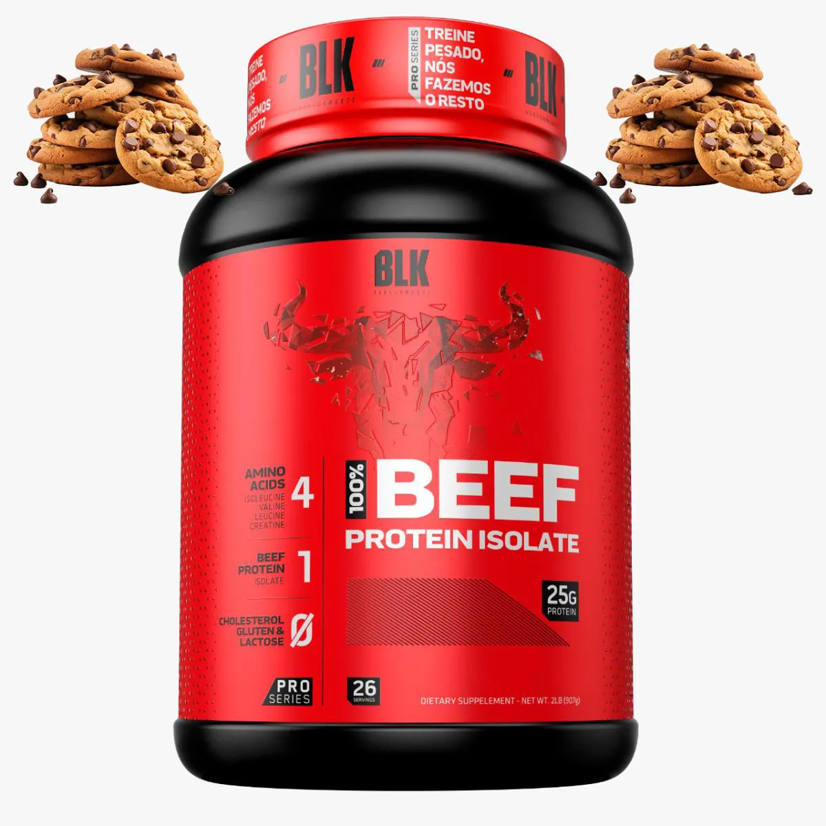 100% BEEF PROTEIN ISOLATE 900G - BLK PERFORMANCE ORIGINAL - SABOR COOKIES 900 G