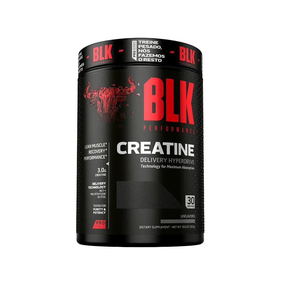 CREATINA PURA 300G BLK PERFORMANCE 300 G SEM Sabor