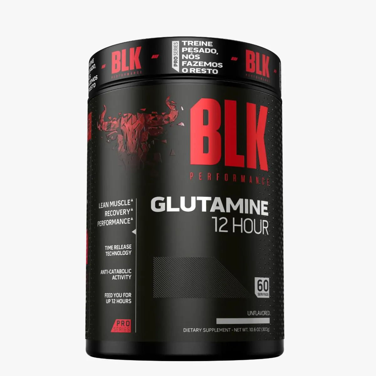 GLUTAMINE 300G BLK PERFORMANCE - 12 HOURS GLUTAMINE SEM SABOR 300 G