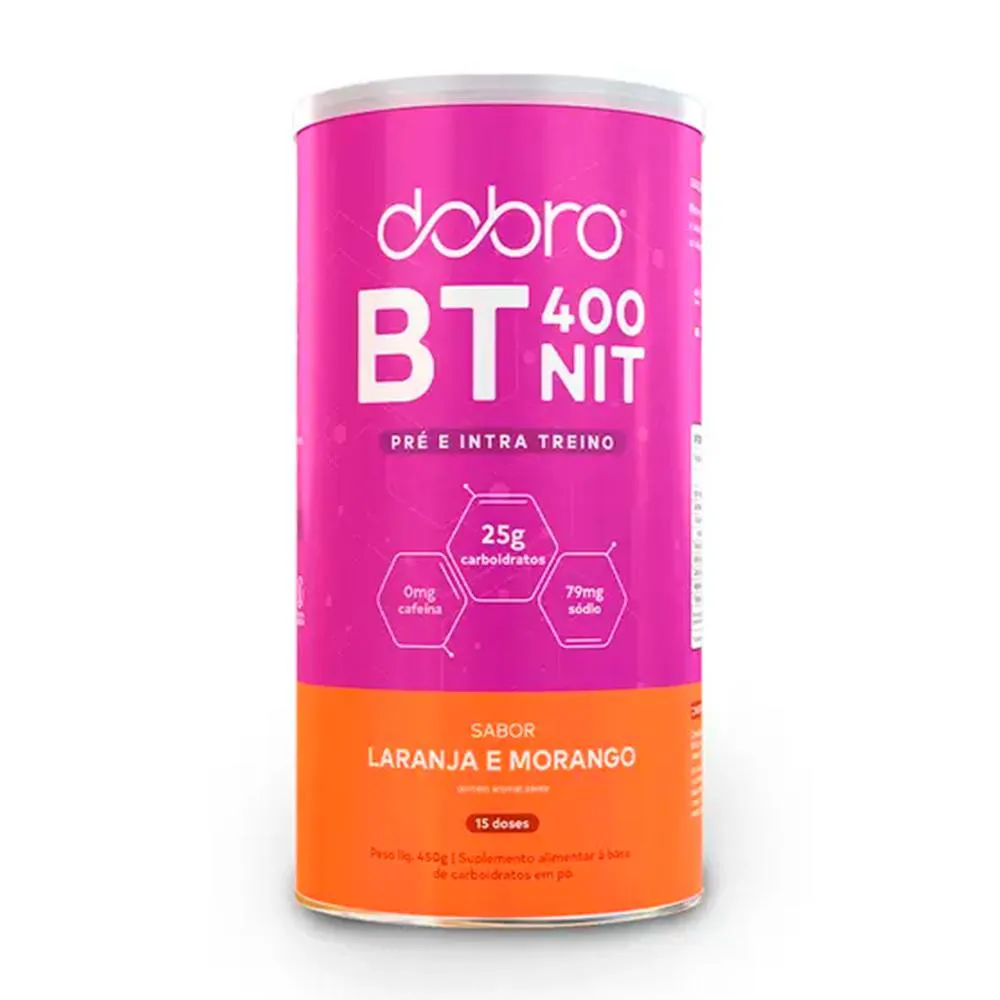 BT NITRATO 450G SABOR LARANJA E MORANGO - DOBRO