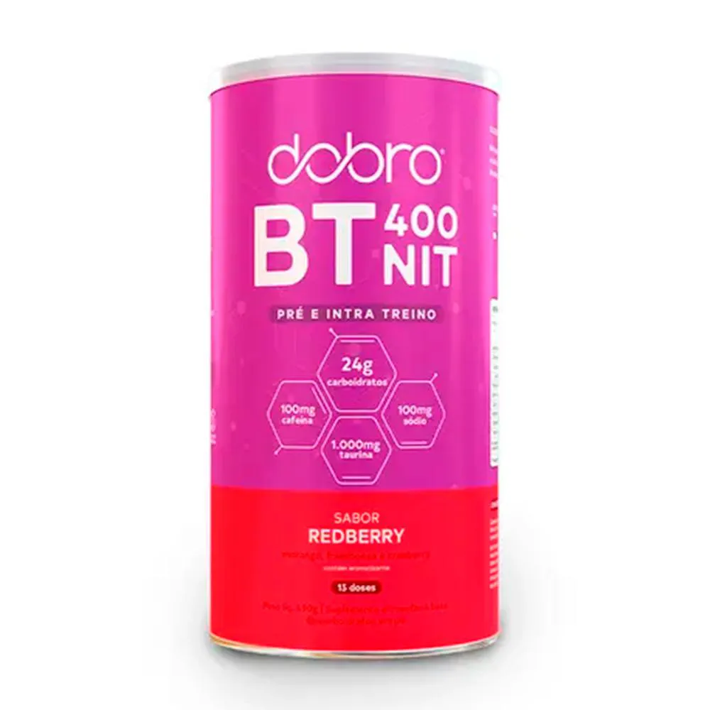 BT NITRATO 450G SABOR REDBERRY (C/ CAFEÍNA) - DOBRO