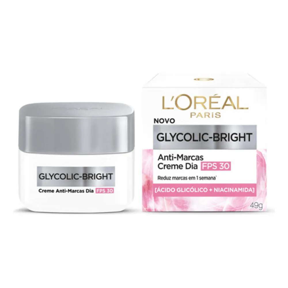 GLYCOLIC BRIGHT CREME REDUTOR DE MARCAS DIA/FPS 30 - 49G