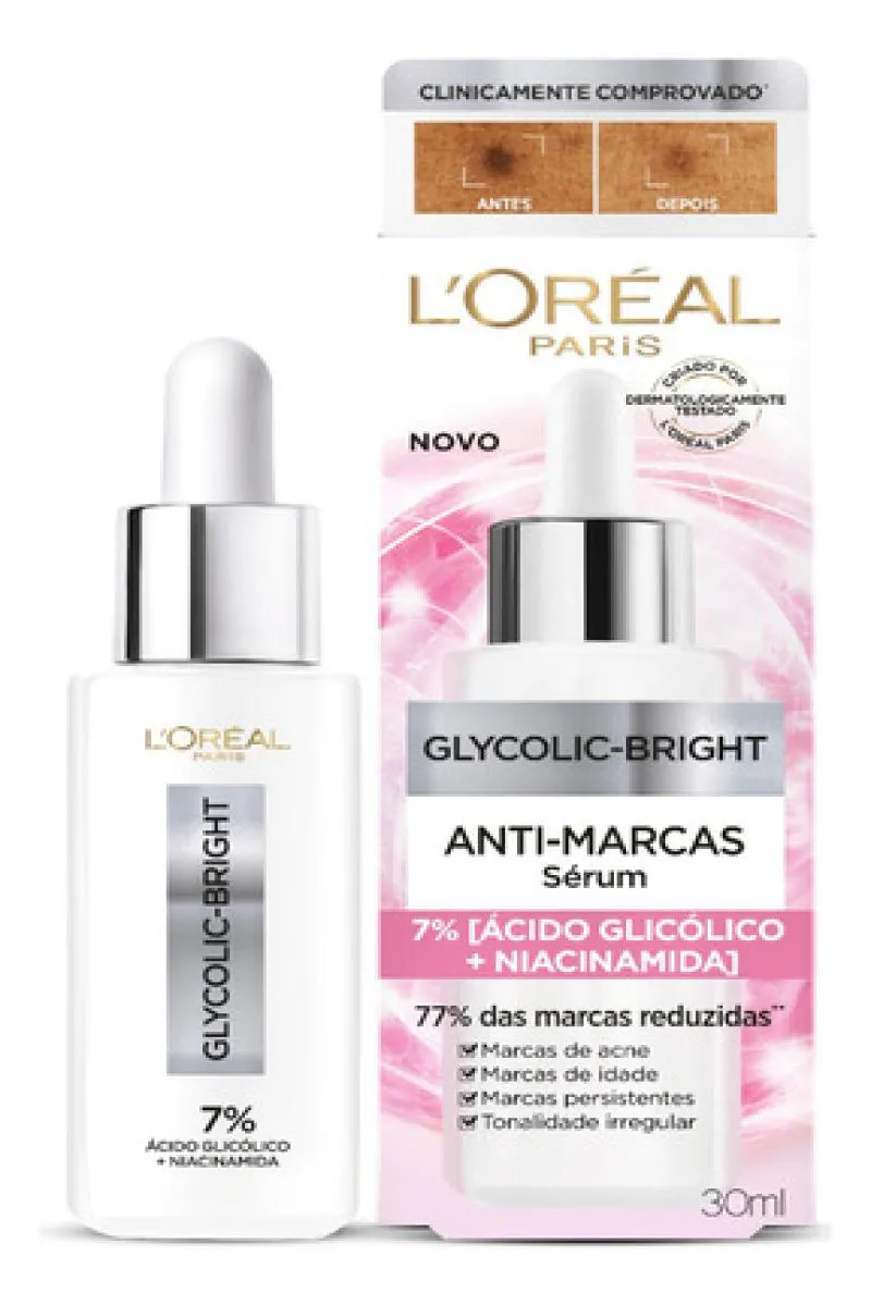 L'ORéAL PARIS GLYCOLIC BRIGHT SéRUM FACIAL - 30ML