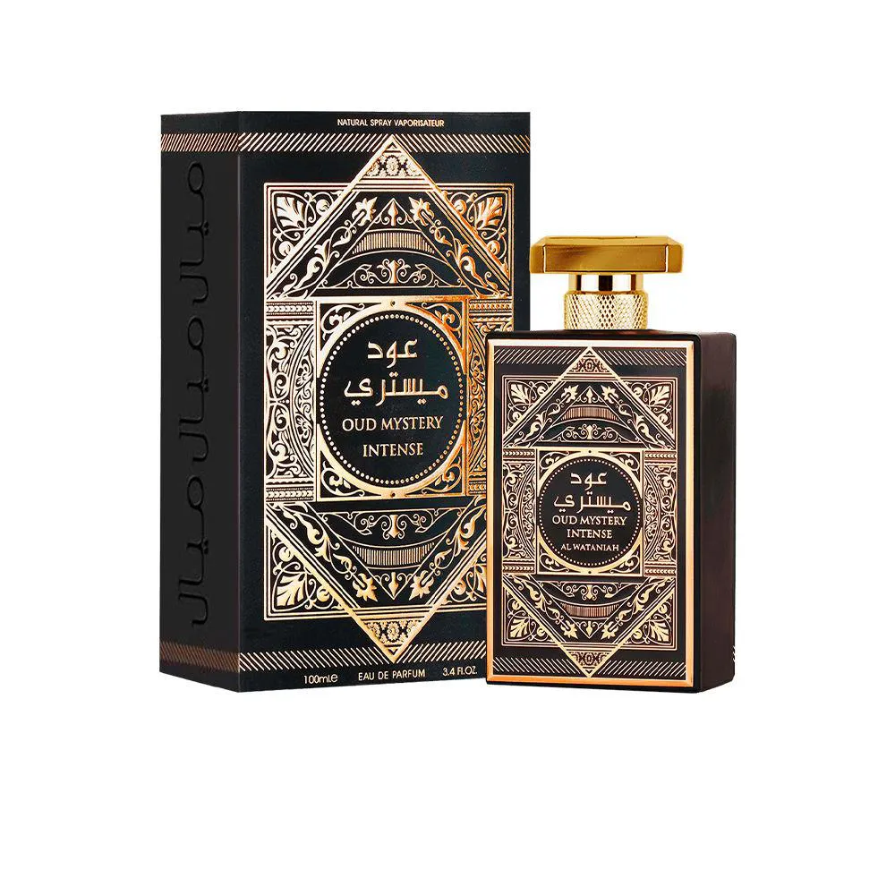 AL WATANIAH OUD MYSTERY INTENSE EAU DE PARFUM PERFUME UNISSEX 100ML ÁRABE