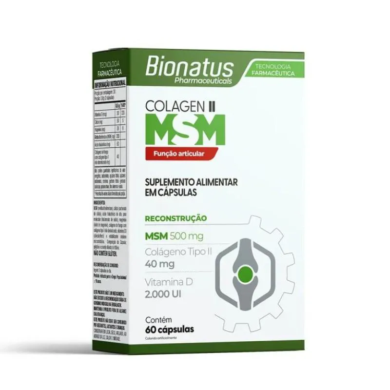 COLAGEN II MSM- 60CAP - BIONATUS