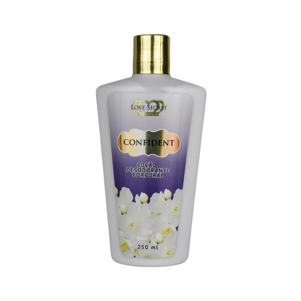 LOÇÃO DESODORANTE CORPORAL CONFIDENT LOVE SECRET 250ML