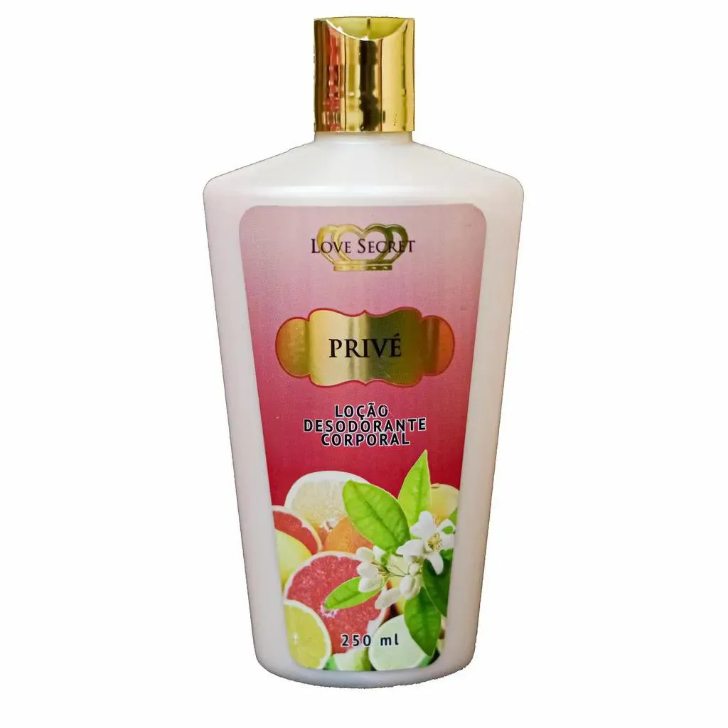LOÇÃO DESODORANTE CORPORAL PRIVÉ LOVE SECRET 250ML