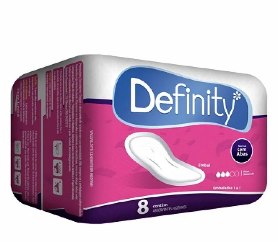 ABSORVENTE DEFINITY 1A1 NORMAL SEM ABAS