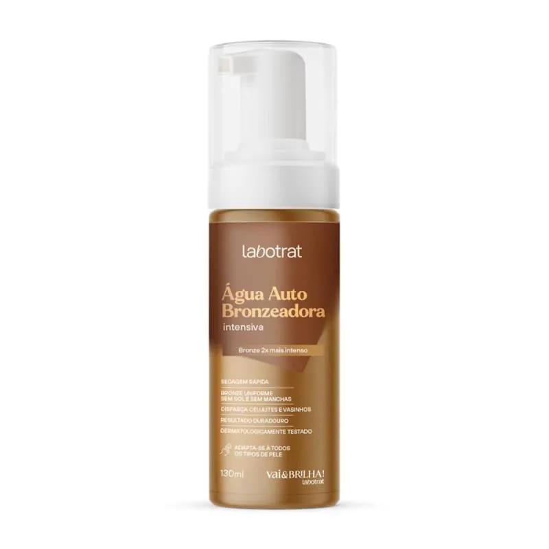 ÁGUA AUTOBRONZEADORA INTENSIVA VAI&BRILHA 130ML LABOTRAT