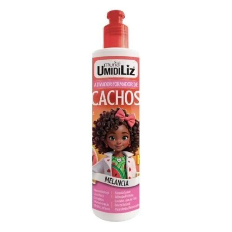 ATIVADOR DE CACHOS MURIEL UMIDILIZ KIDS MELANCIA 300ML