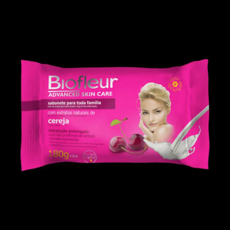 BIOFLEUR SABONETE 180G CEREJA