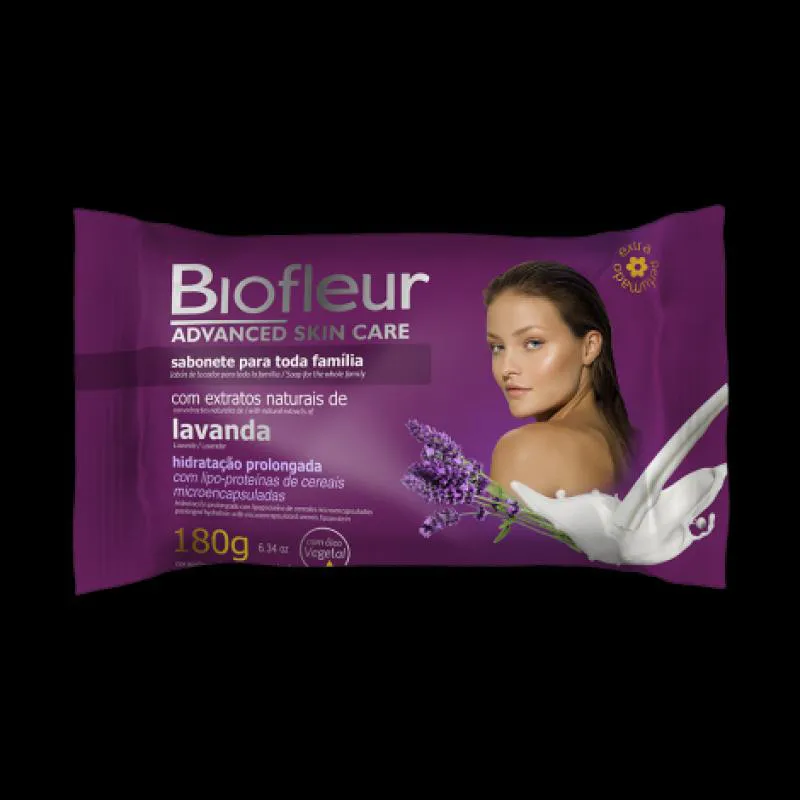BIOFLEUR SABONETE 180G LAVANDA