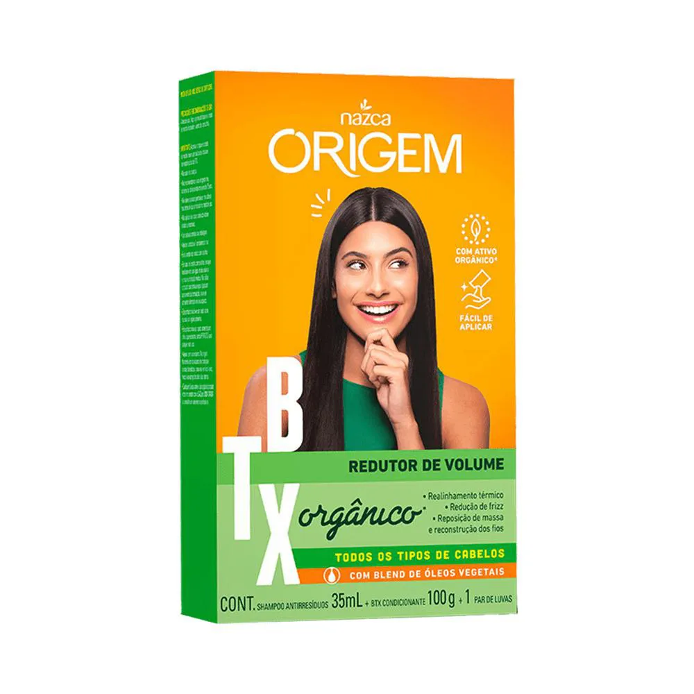 BOTOX CAPILAR ORIGEM BTX ORGâNICO 100G