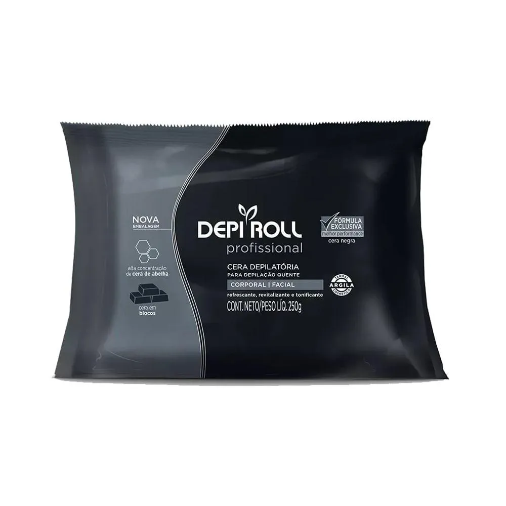 CERA QUENTE BLOCOS NEGRA 250G