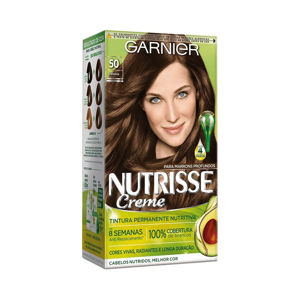 COLORAçãO NUTRISSE 50 CASTANHO CLARO AMêNDOA