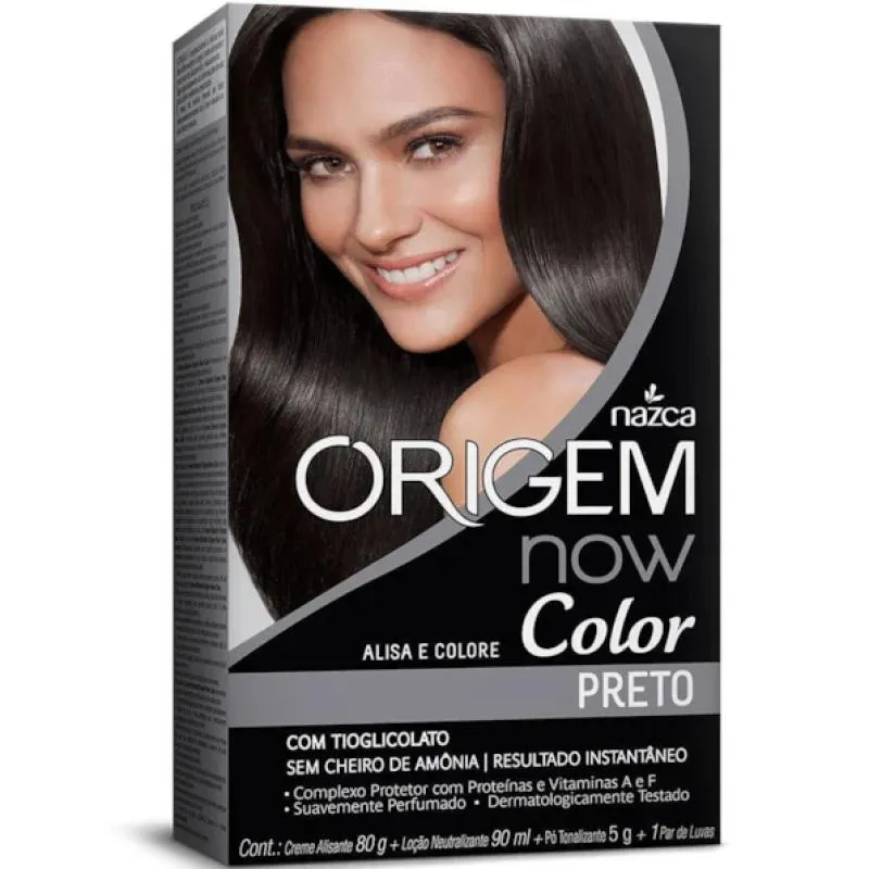 CREME ALISANTE ORIGEM NOW COLOR PRETO