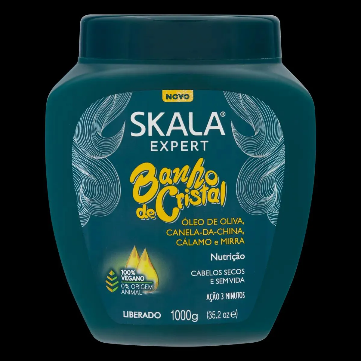 CREME DE HIDRATAçãO SKALA BANHO DE CRISTAL 1KG